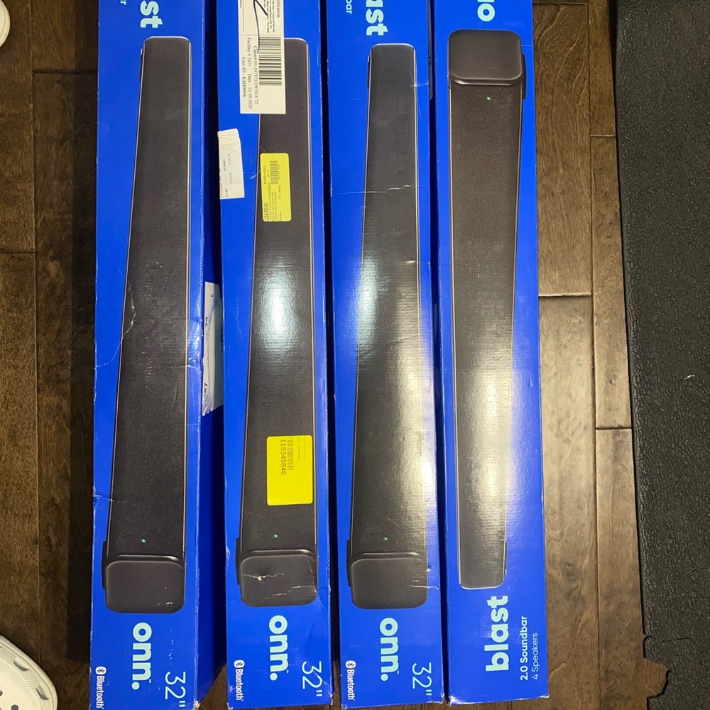 Onn 32 inch Bluetooth speakers